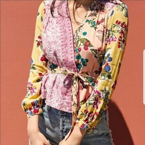 ISO Meadow Rue Anthropologie Wrap Blouse